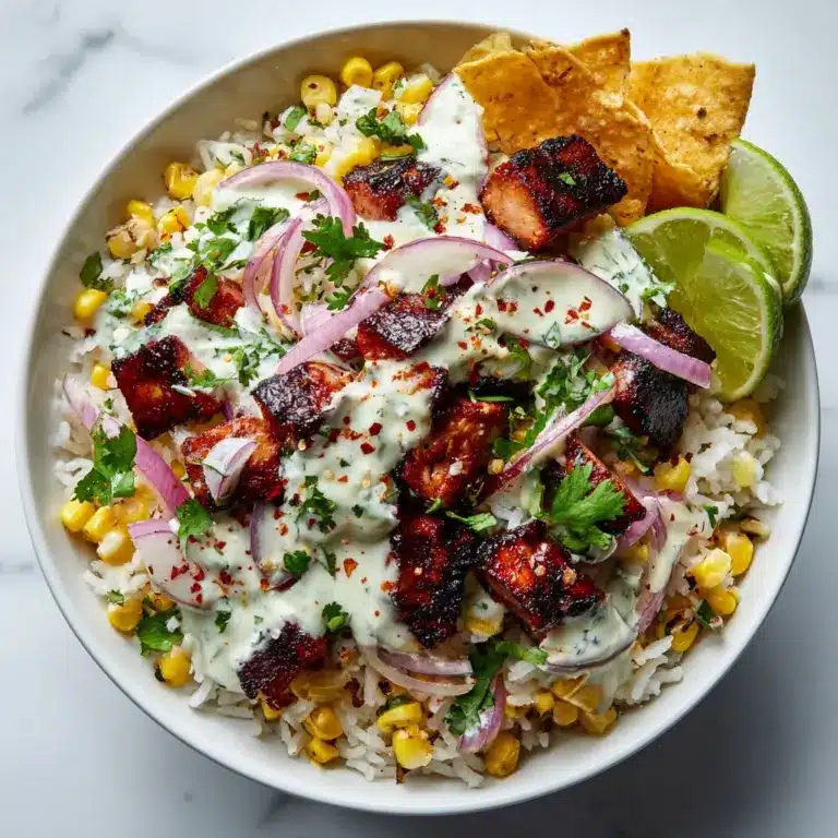 Street Corn Chicken Rice Bowl Recipe