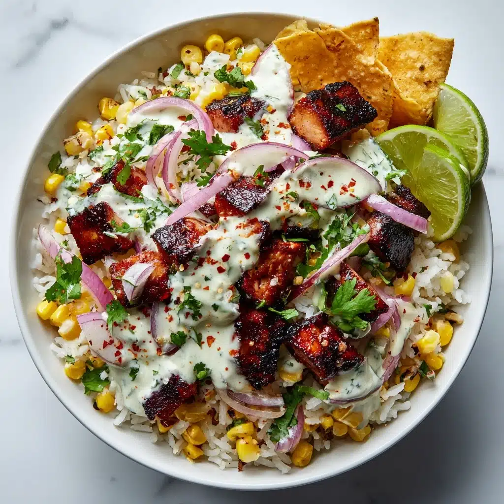 Street Corn Chicken Rice Bowl Recipe - Recipe Image