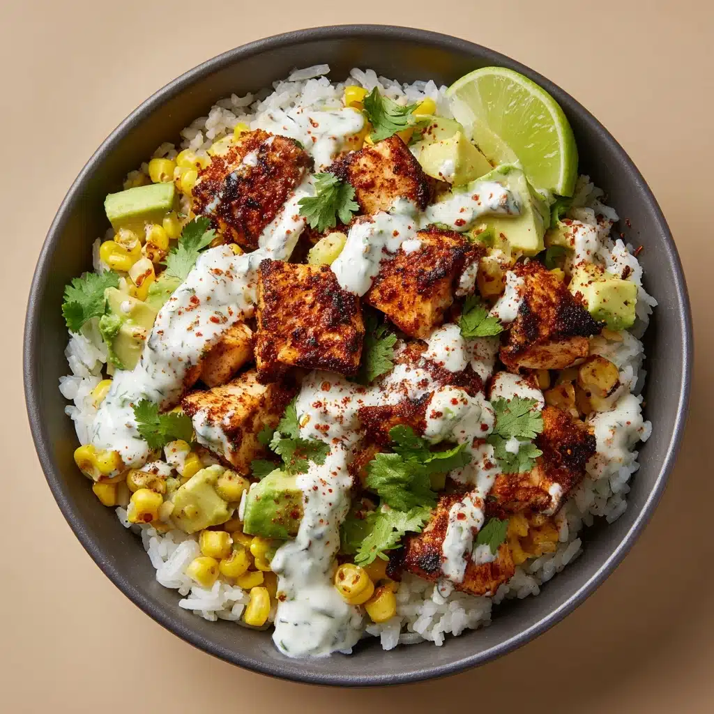Street Corn Chicken Rice Bowl Recipe - Recipe Image