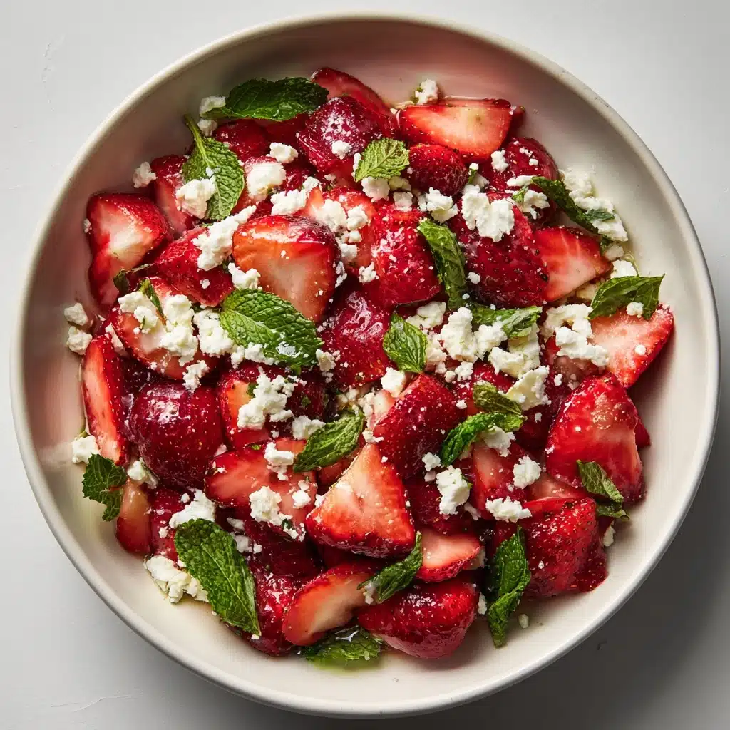 Strawberry, Feta & Mint Salad Recipe - Recipe Image