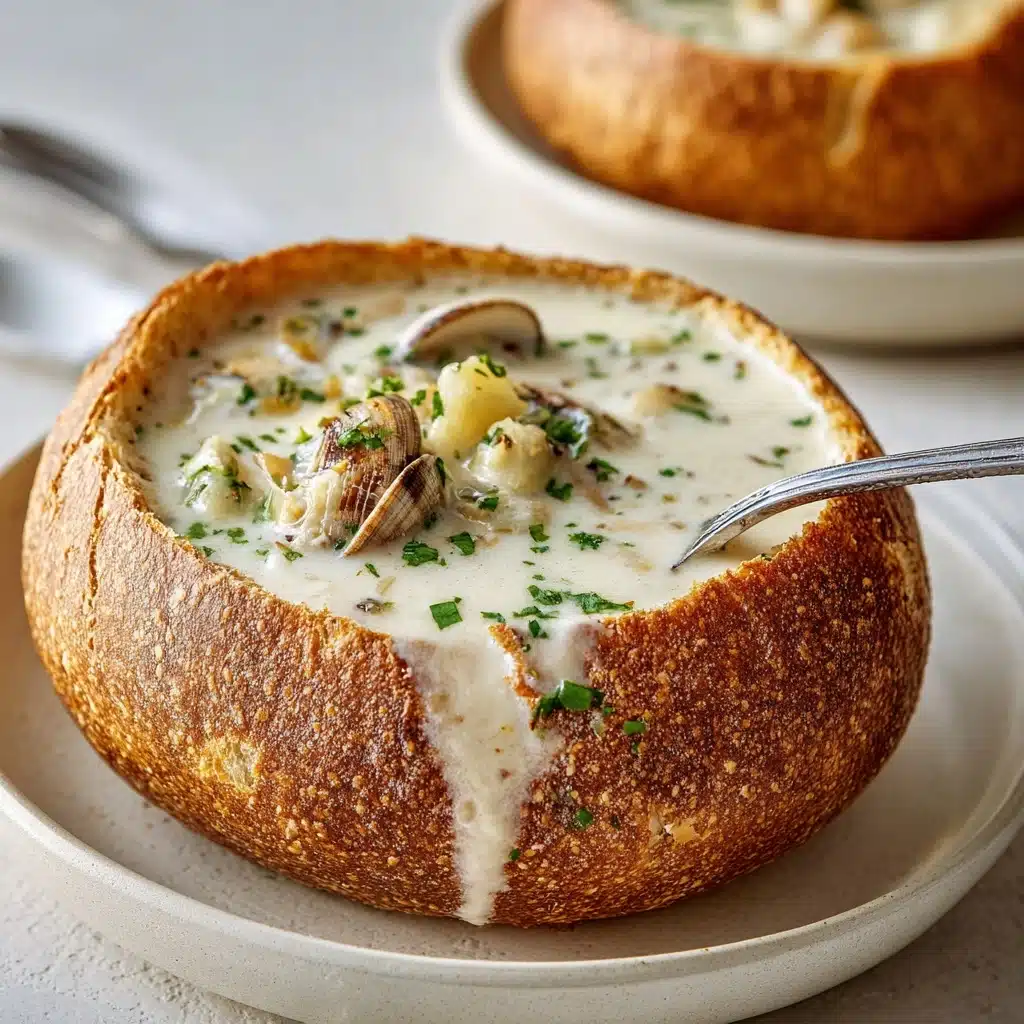 Stuffed Seafood Bread Bowl Recipe