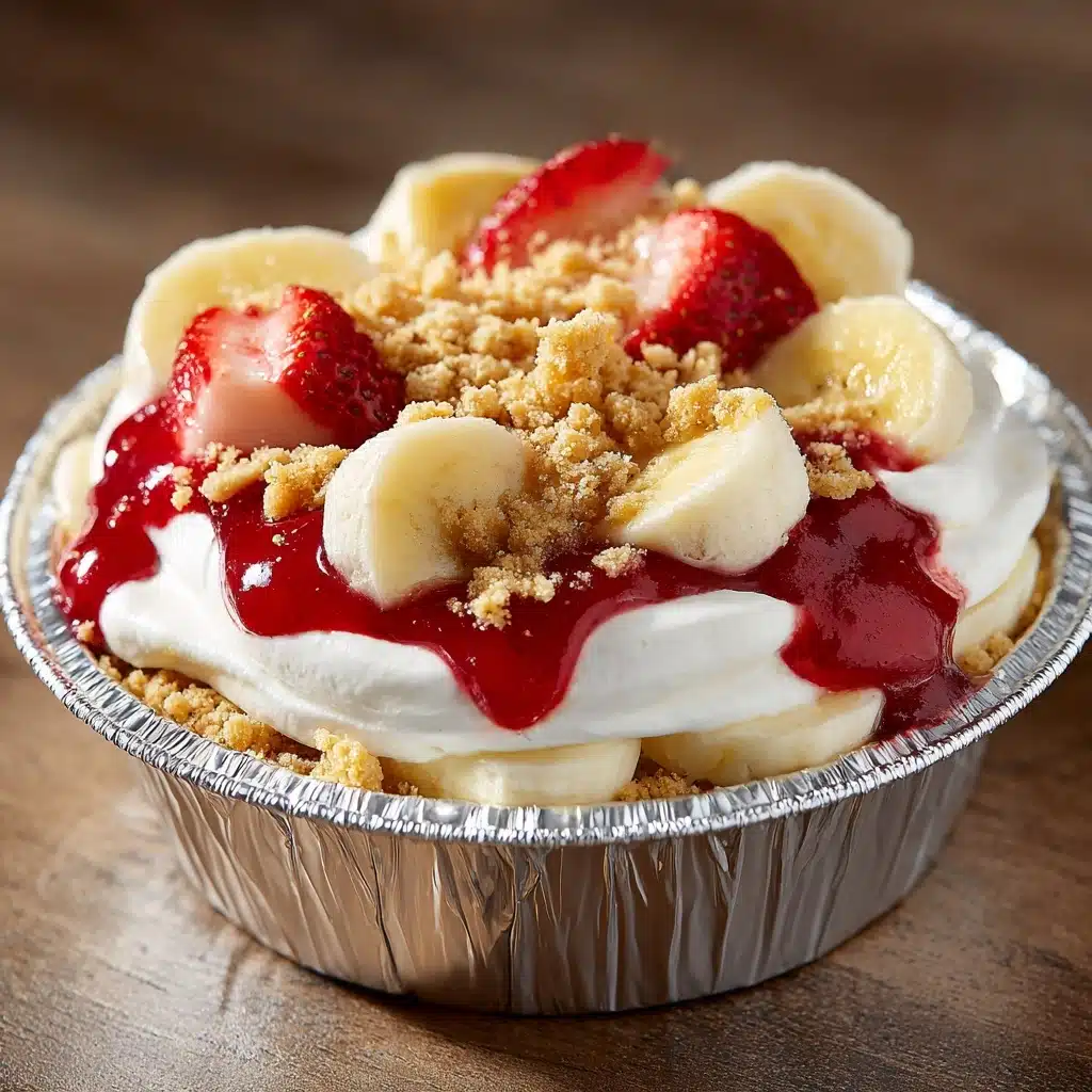 Strawberry Crunch Banana Pudding Recipe - Recipe Image