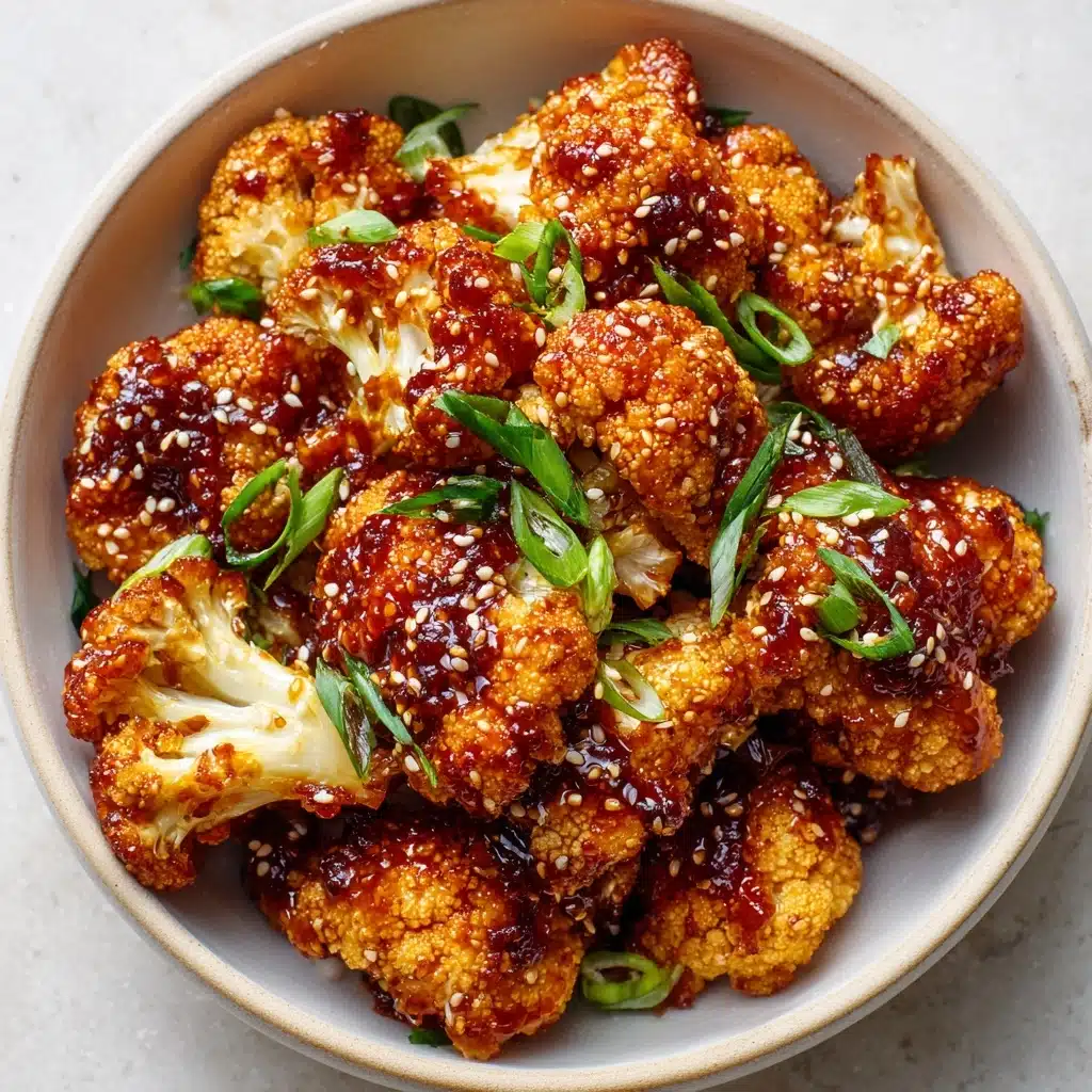 Sweet and Spicy Baked Cauliflower Recipe - Recipe Image