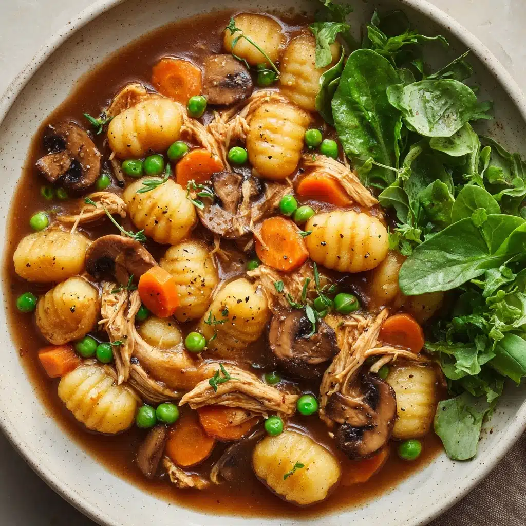 Creamy Chicken and Gnocchi Pot Pie Recipe - Recipe Image