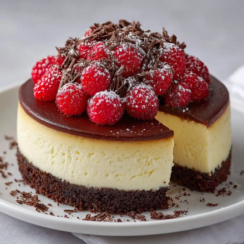 Dark Chocolate Raspberry Cheesecake: Indulge Today - Recipe Image