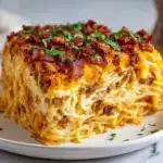 Spicy Southern Cheesy Chicken Spaghetti Casserole Recipe
