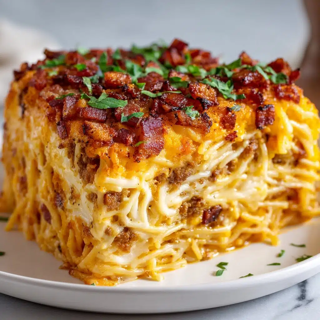 Spicy Southern Cheesy Chicken Spaghetti Casserole Recipe - Recipe Image