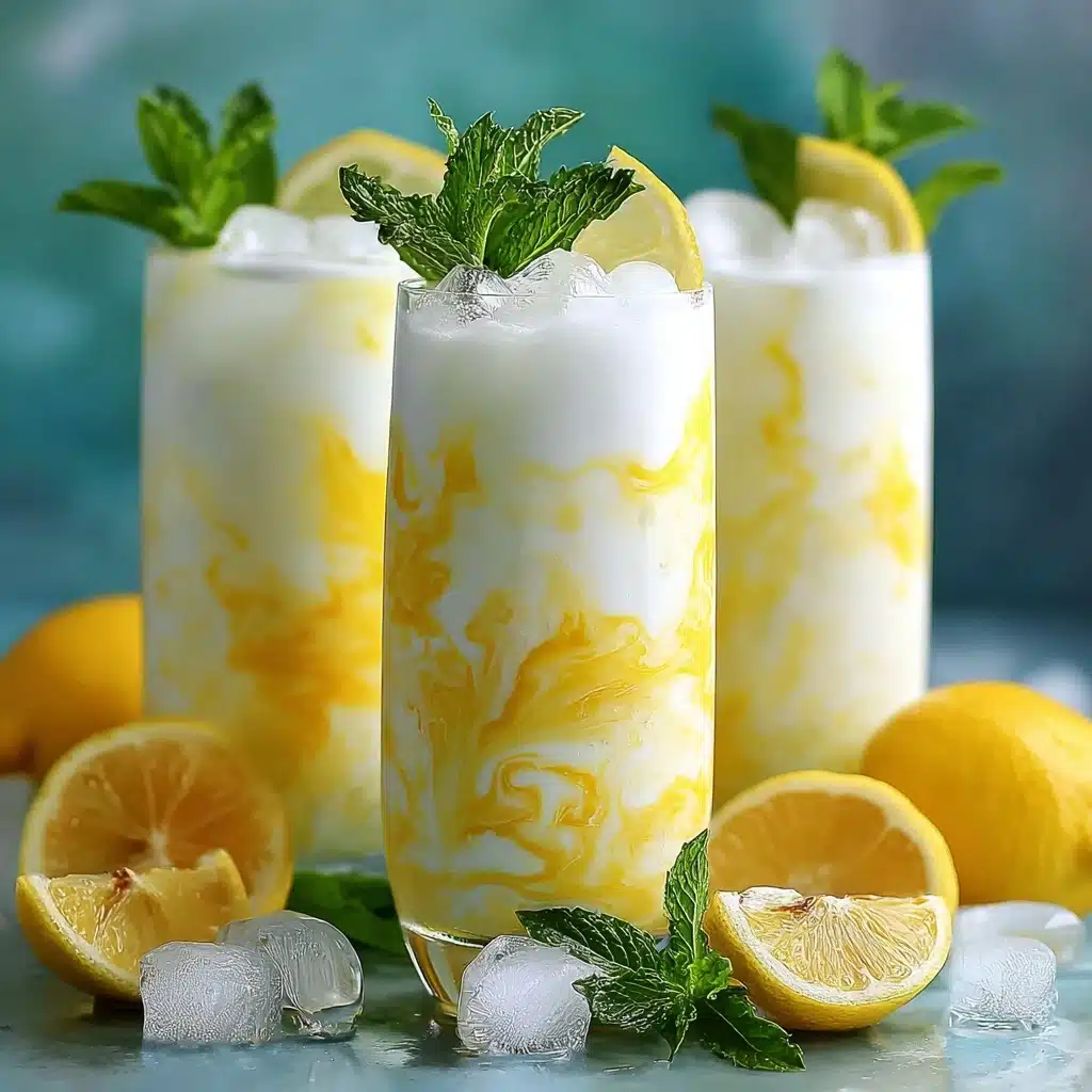 Condensed Milk Lemonade Refreshing Summer Drink Idea Recipe - Recipe Image