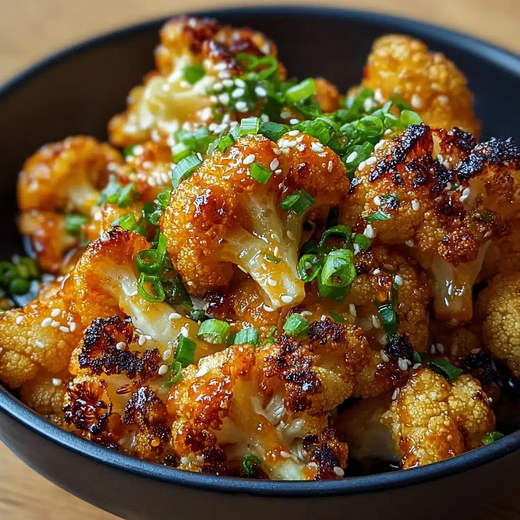 Sweet Spicy Baked Cauliflower Recipe - Recipe Image