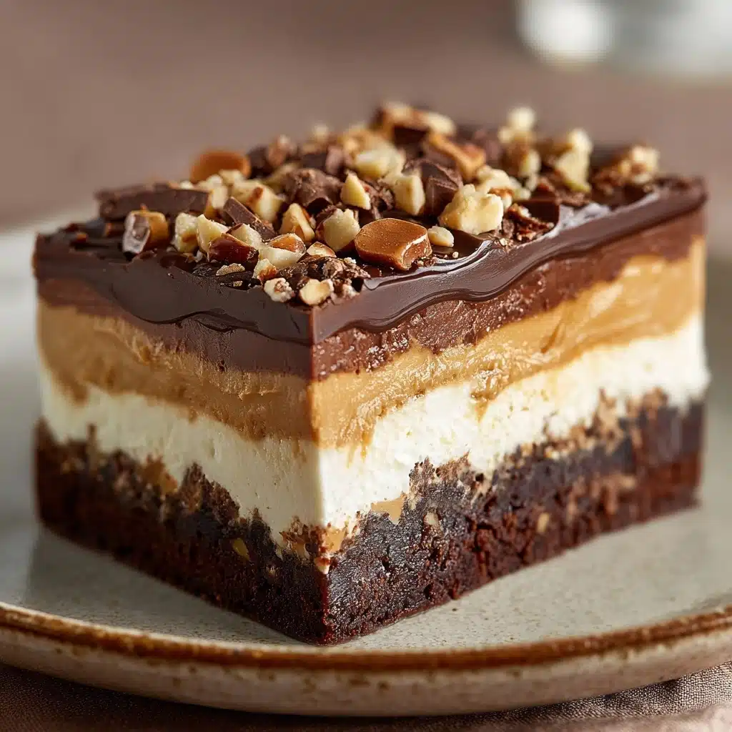 Chocolate Peanut Butter Dream Bars Recipe - Recipe Image