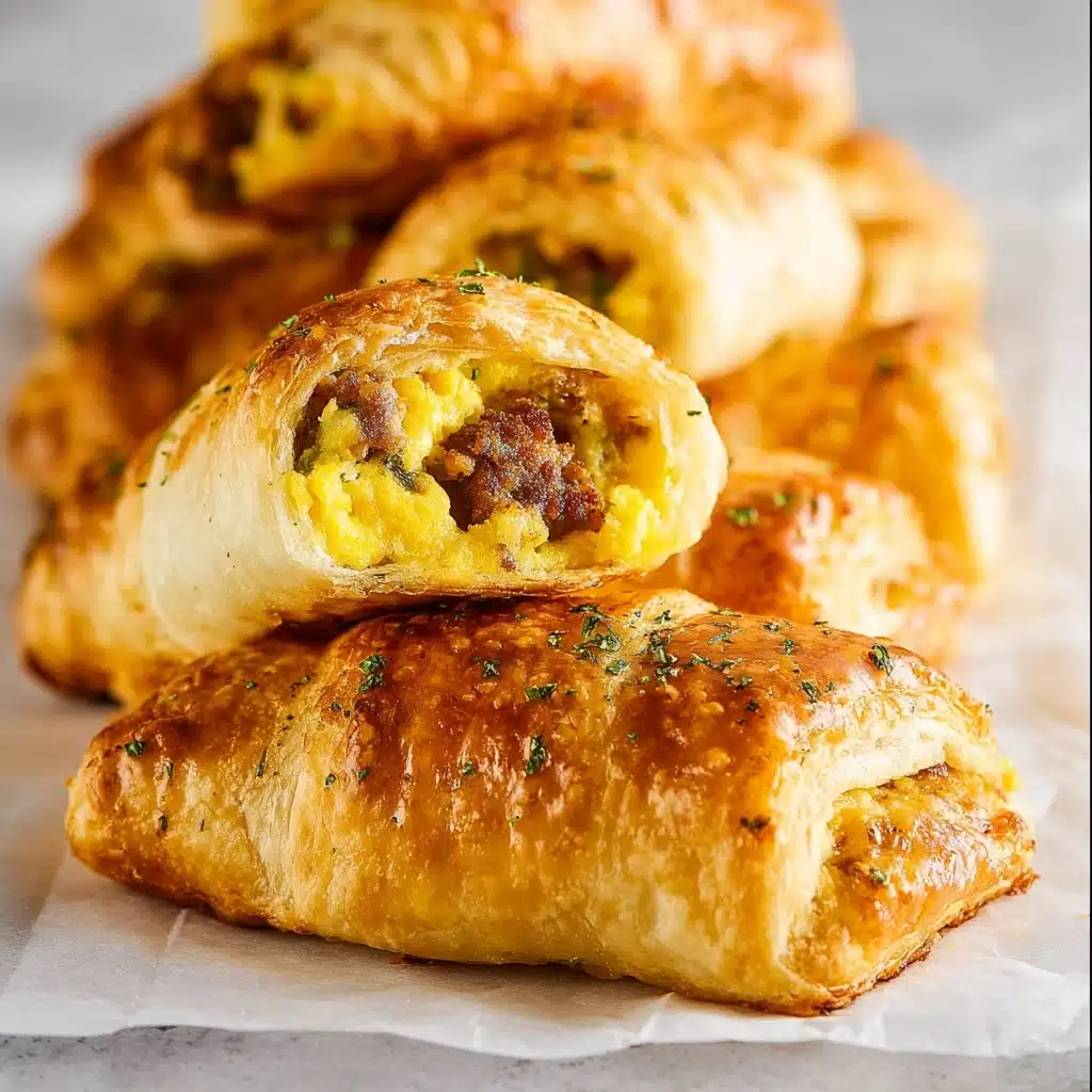 Sausage and Egg Breakfast Rolls Recipe - Recipe Image