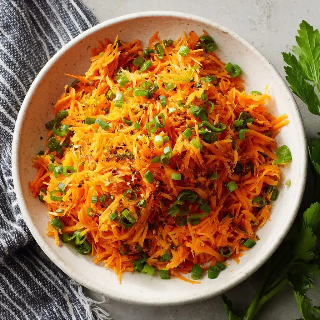 French Grated Carrot Salad with Lemon Dijon Vinaigrette Recipe - Recipe Image