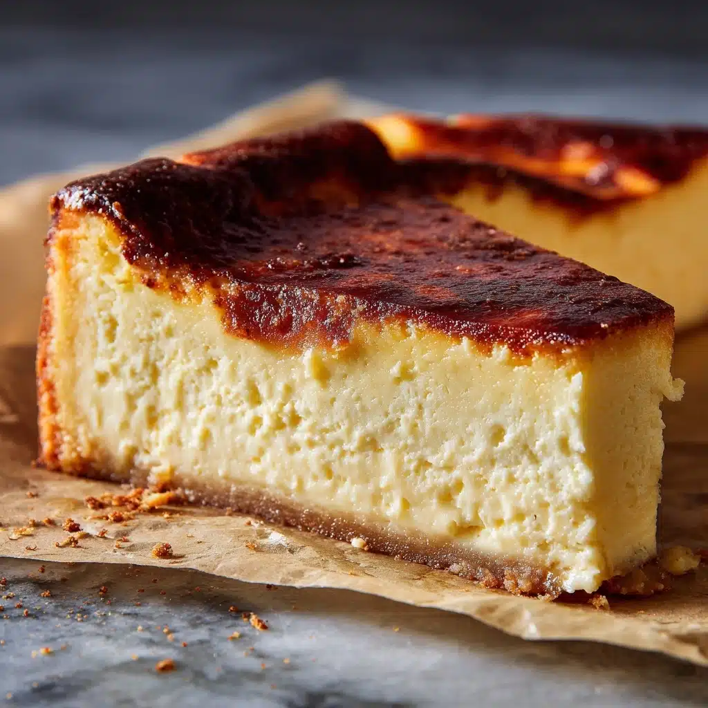 Burnt Basque Cheesecake in a Loaf Pan Recipe
