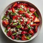 Strawberry, Feta & Mint Salad Recipe
