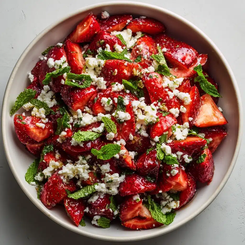 Strawberry, Feta & Mint Salad Recipe - Recipe Image