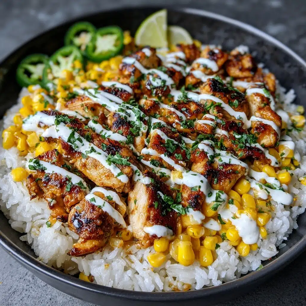 Street Corn Chicken Rice Bowl Recipe - Recipe Image