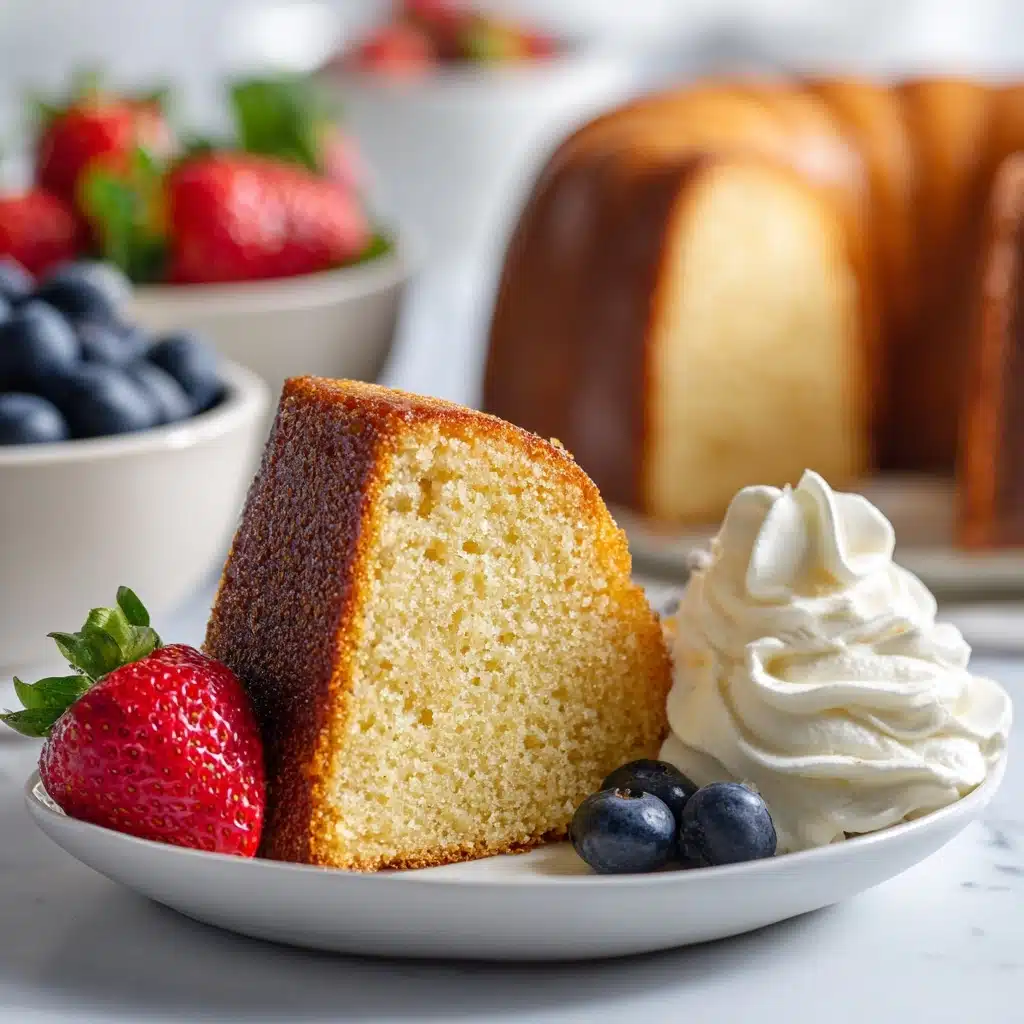EASY VANILLA POUND CAKE RECIPE - Recipe Image