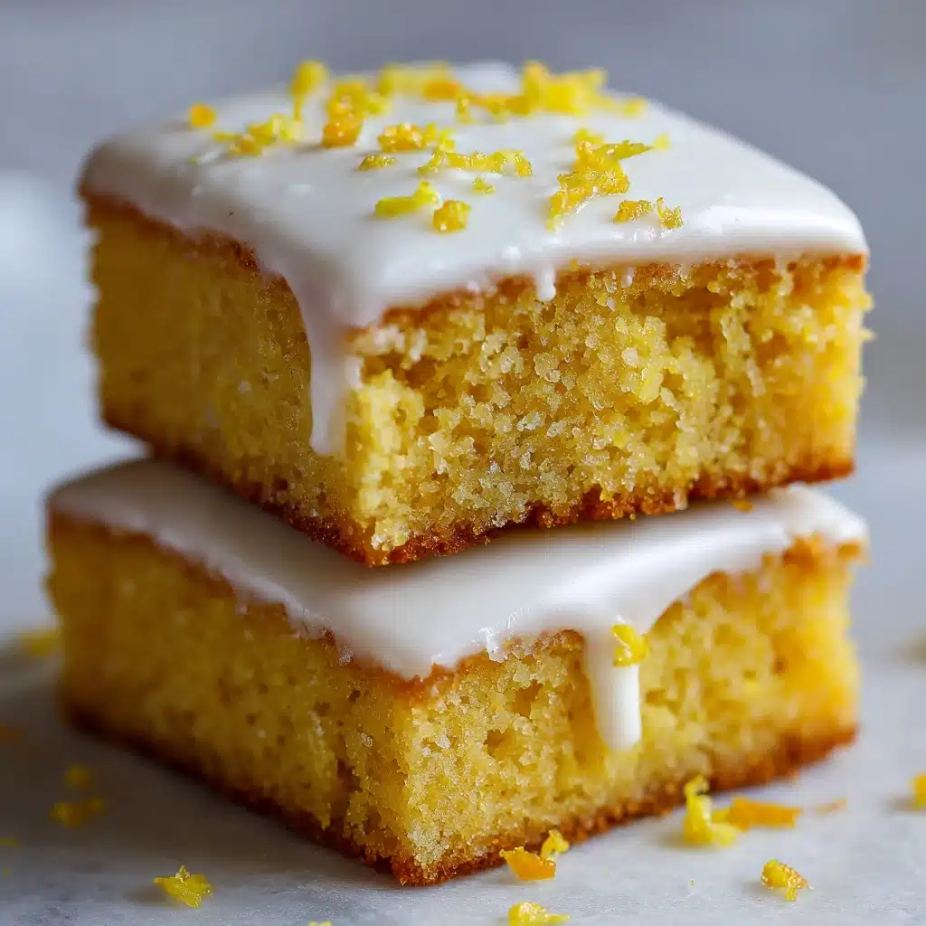 Easy Lemon Brownies Recipe