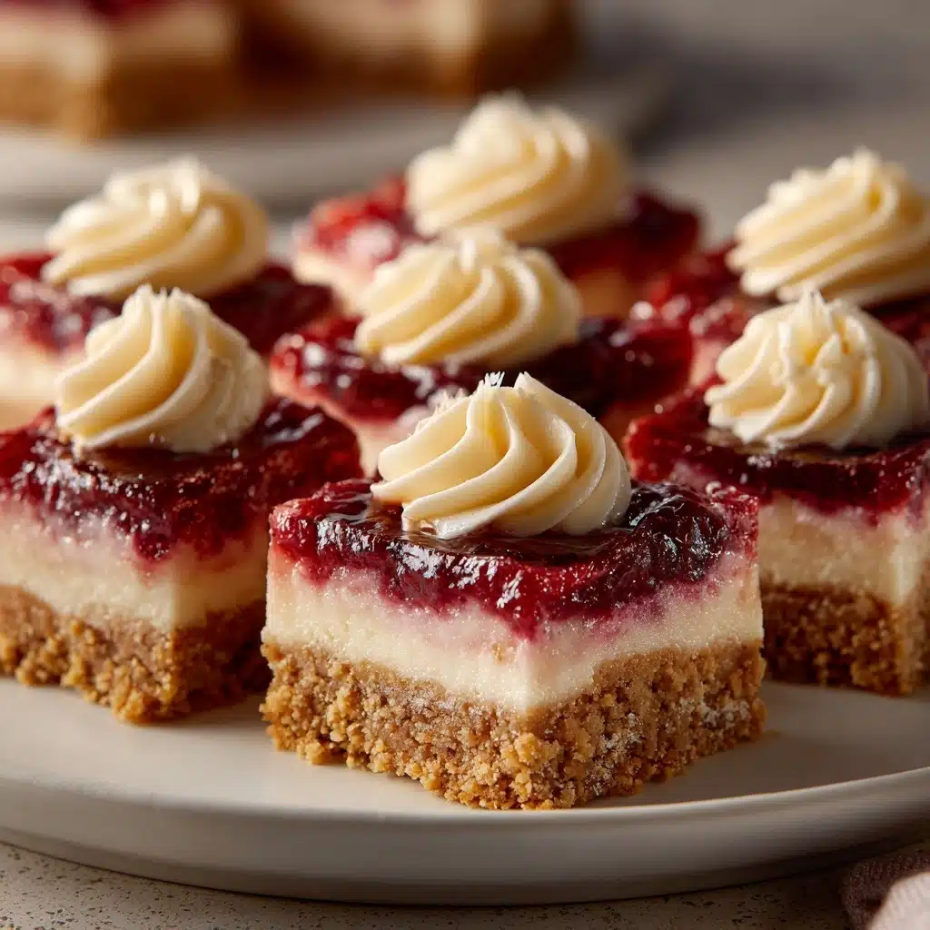 Rhubarb Bars with Cream Cheese Recipe - Recipe Image