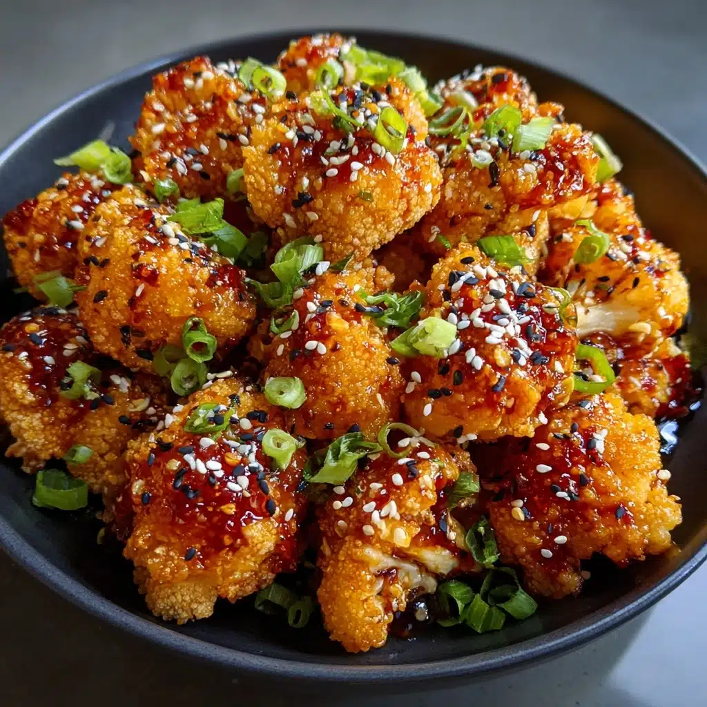 Sweet and Spicy Baked Cauliflower Recipe