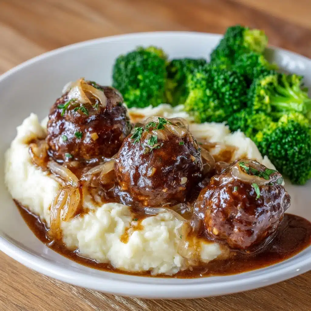French Onion Meatballs Recipe - Recipe Image