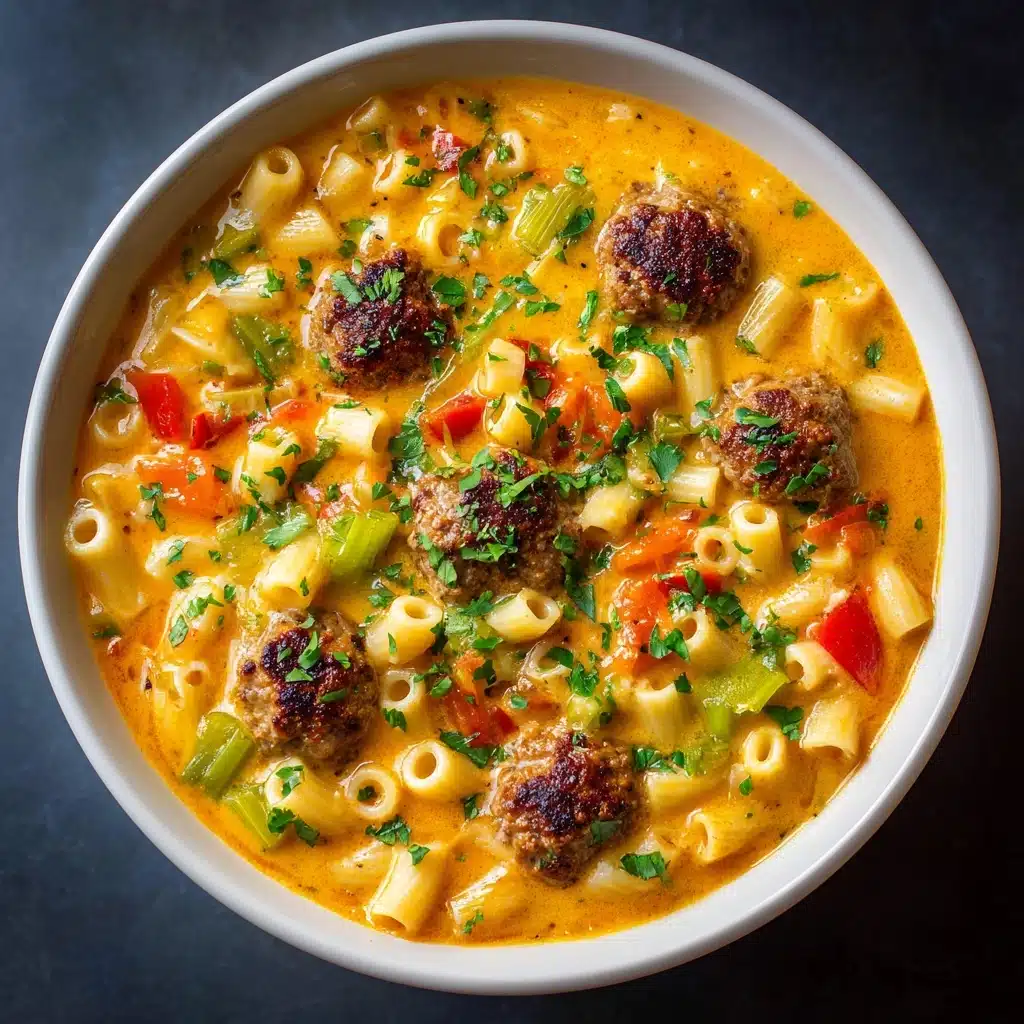 Creamy Italian Meatball Soup Recipe
