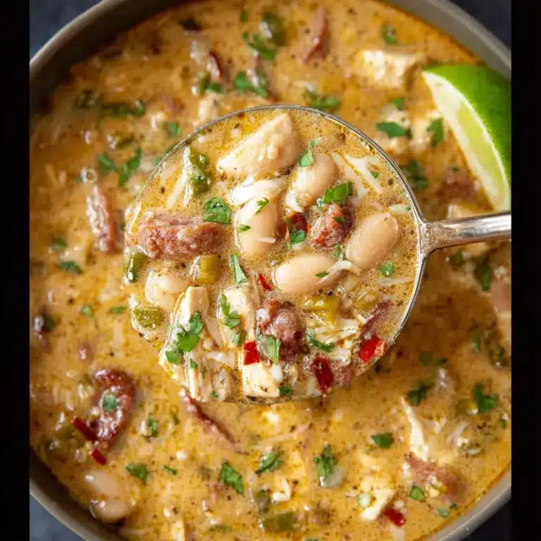 Cajun White Chicken Chili Recipe