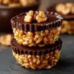 Chocolate Peanut Butter Rice Krispie Cups Recipe