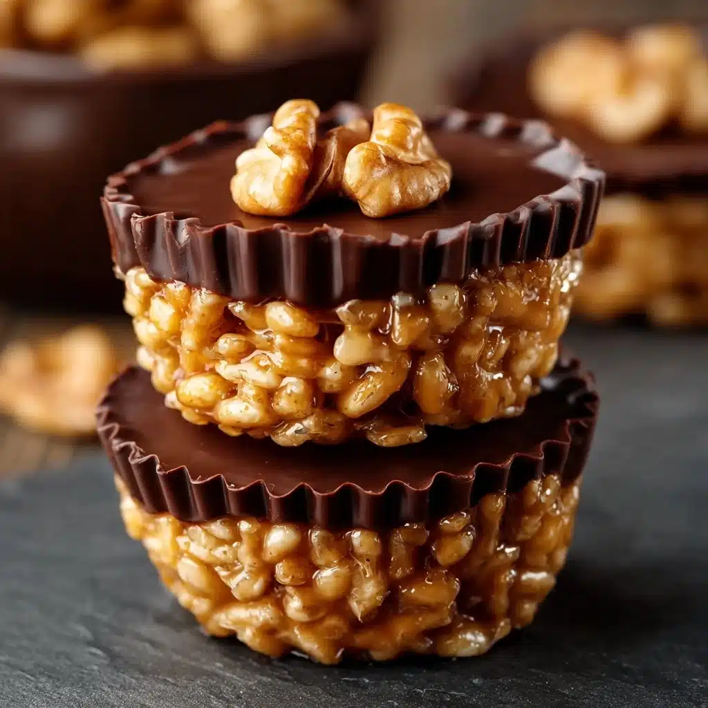 Chocolate Peanut Butter Rice Krispie Cups Recipe