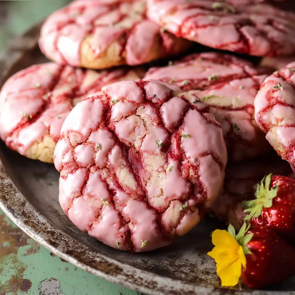 Double Strawberry Sugar Cookies Recipe - Recipe Image