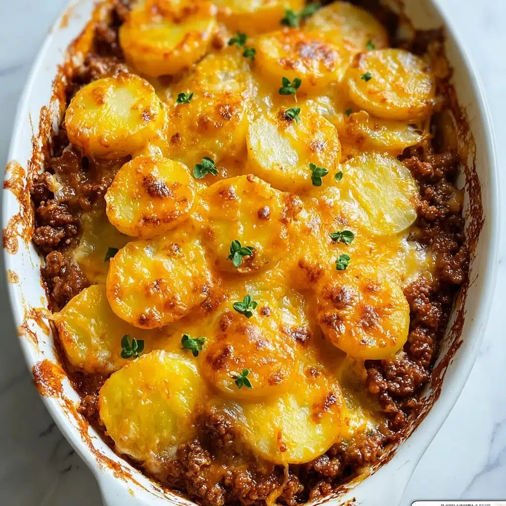 Hobo Casserole with Ground Beef & Potatoes Recipe - Recipe Image