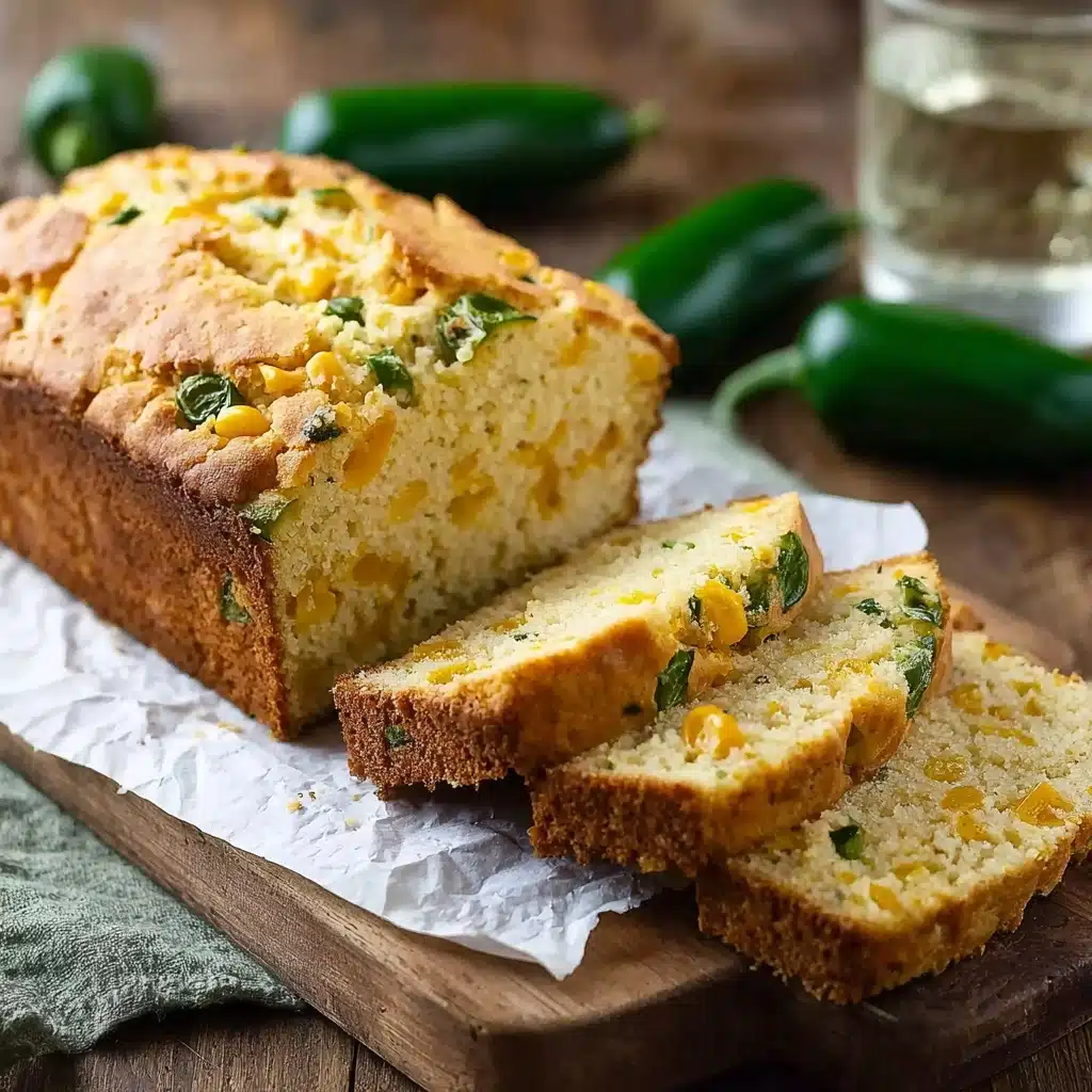 Garlic Herb Jalapeño Cheddar Beer Bread Recipe - Recipe Image