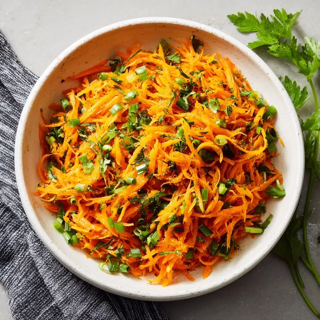 French Grated Carrot Salad with Lemon Dijon Vinaigrette Recipe