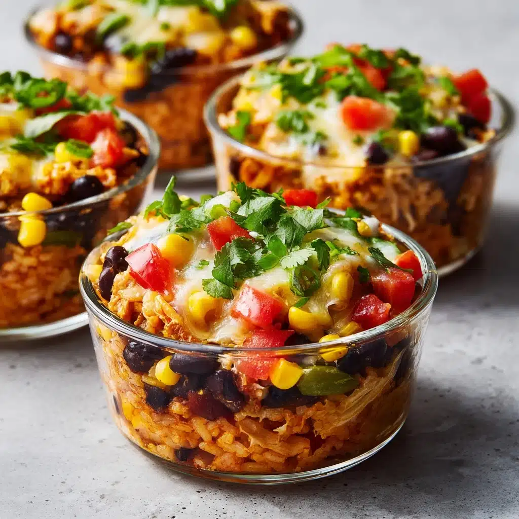 High-Protein Chicken Cottage Cheese Enchilada Bowls Recipe - Recipe Image