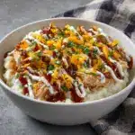Macro Friendly BBQ Ranch Chicken Bowl with 42g of Protein Recipe