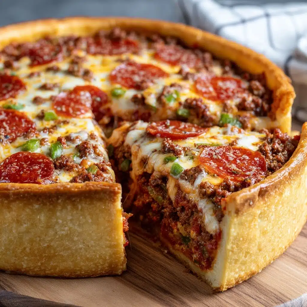 Deep-Dish Pizza Pie Recipe - Recipe Image