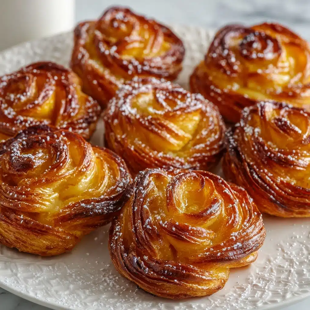 Peach Pie Cruffins Recipe - Recipe Image