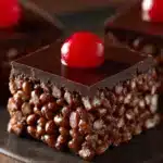 Chocolate Covered Cherry Rice Krispies Treats Recipe