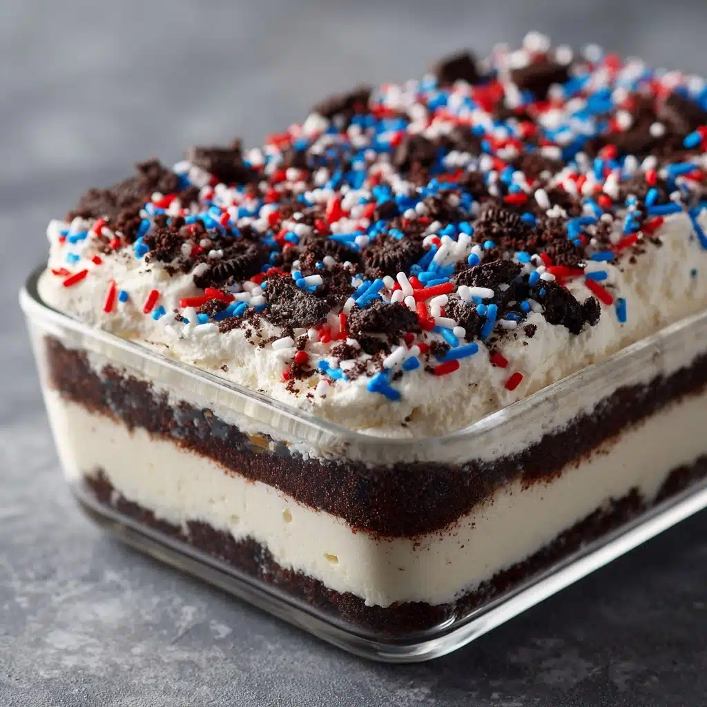 Firework Oreo Cheesecake Recipe - Recipe Image