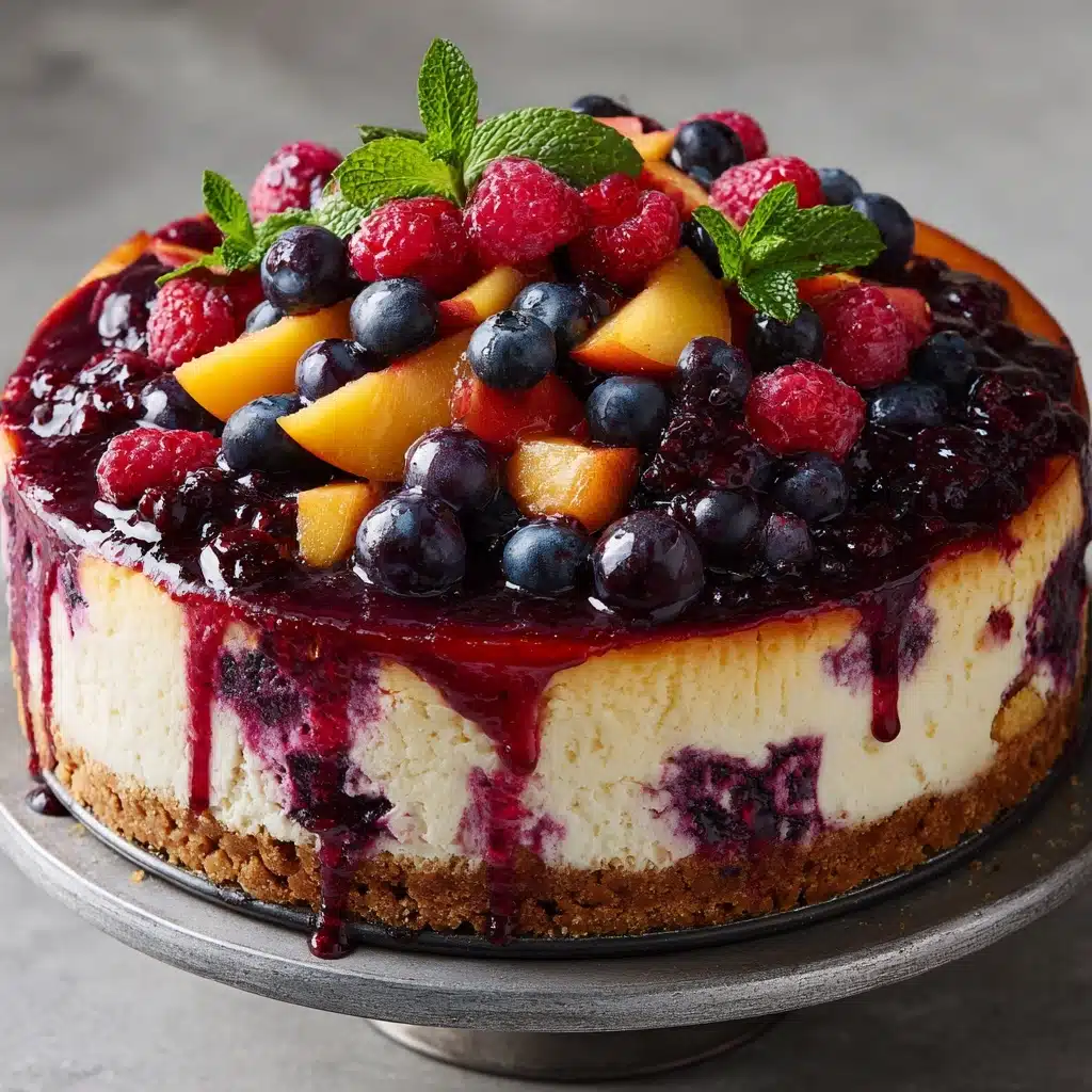 No-Bake Summer Berry And Peach Cheesecake – Easy And Delicious
- Recipe Image