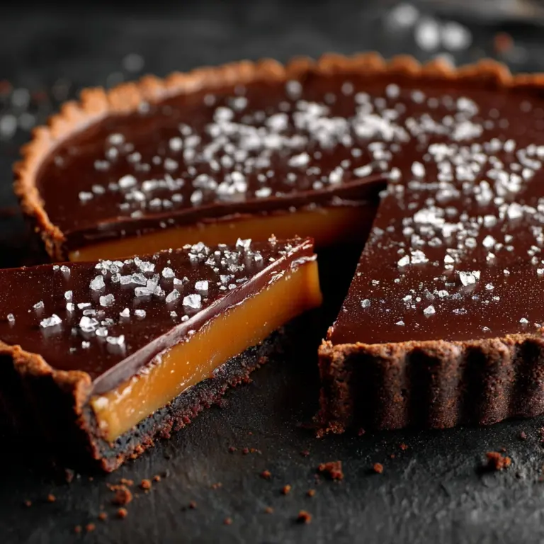 Chocolate Salted Caramel Tart Recipe