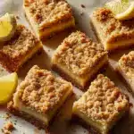 Lemon Oatmeal Crumble Bars Recipe