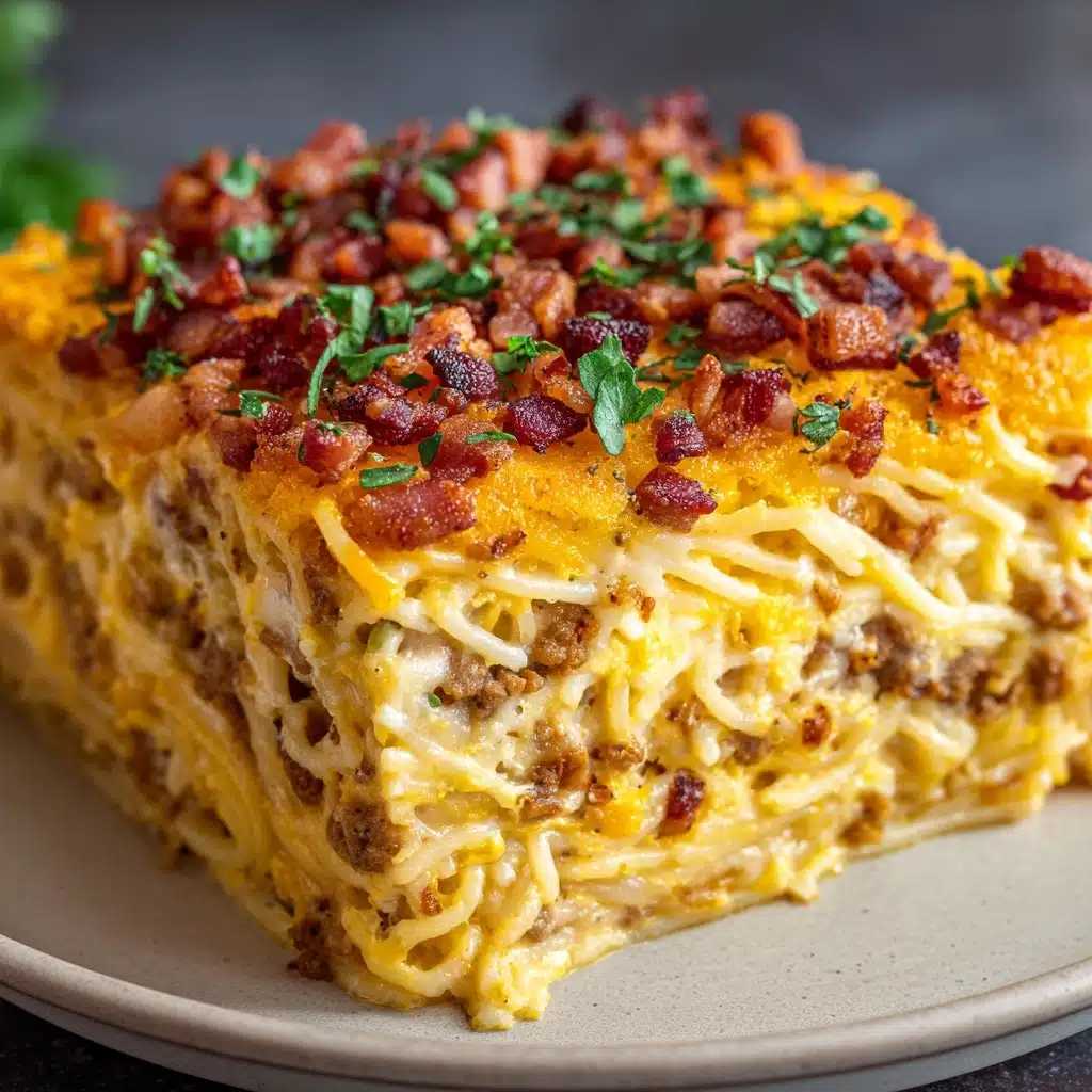 Spicy Southern Cheesy Chicken Spaghetti Casserole Recipe - Recipe Image