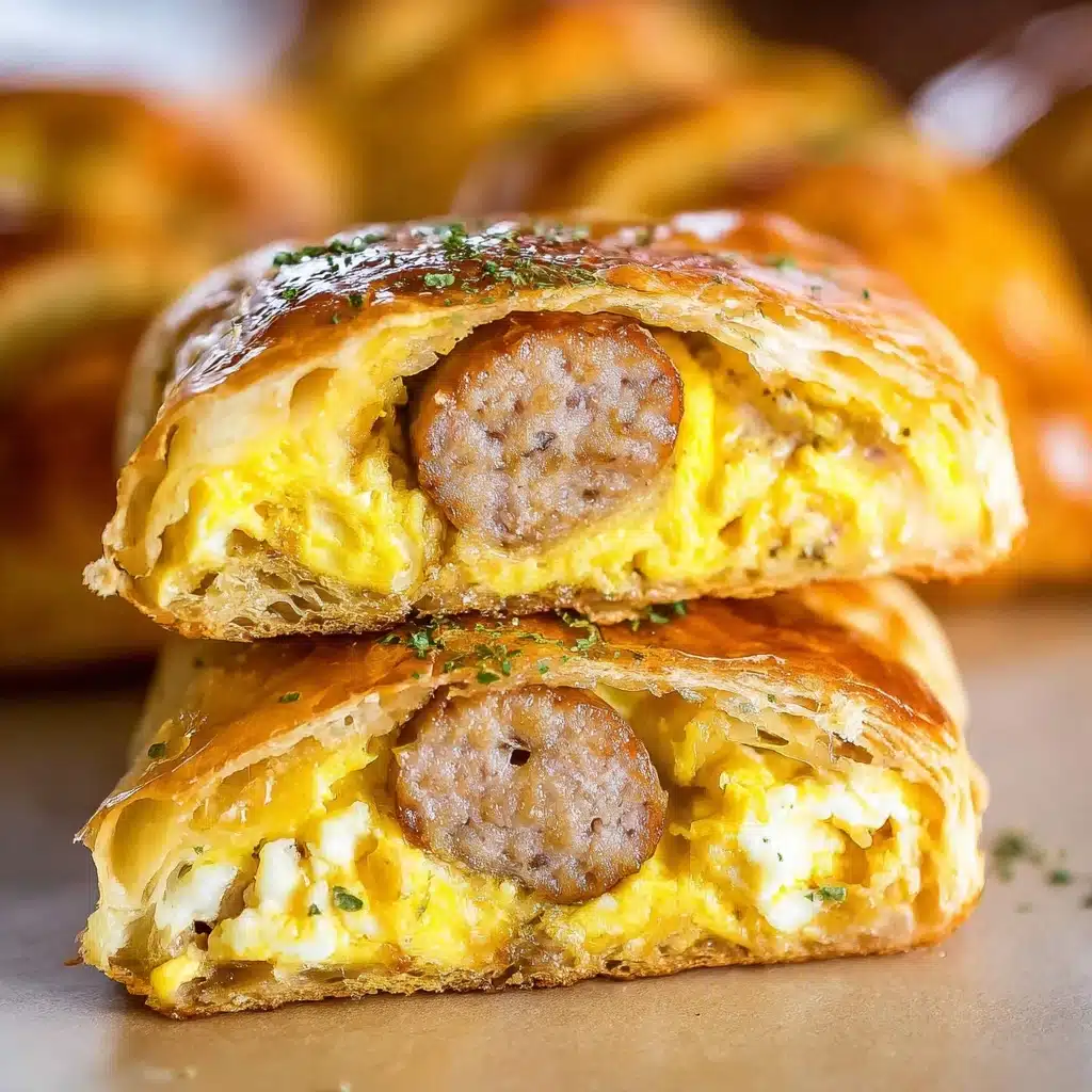 Sausage and Egg Breakfast Rolls Recipe - Recipe Image