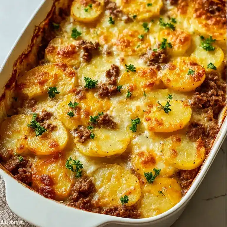 Hobo Casserole with Ground Beef & Potatoes Recipe