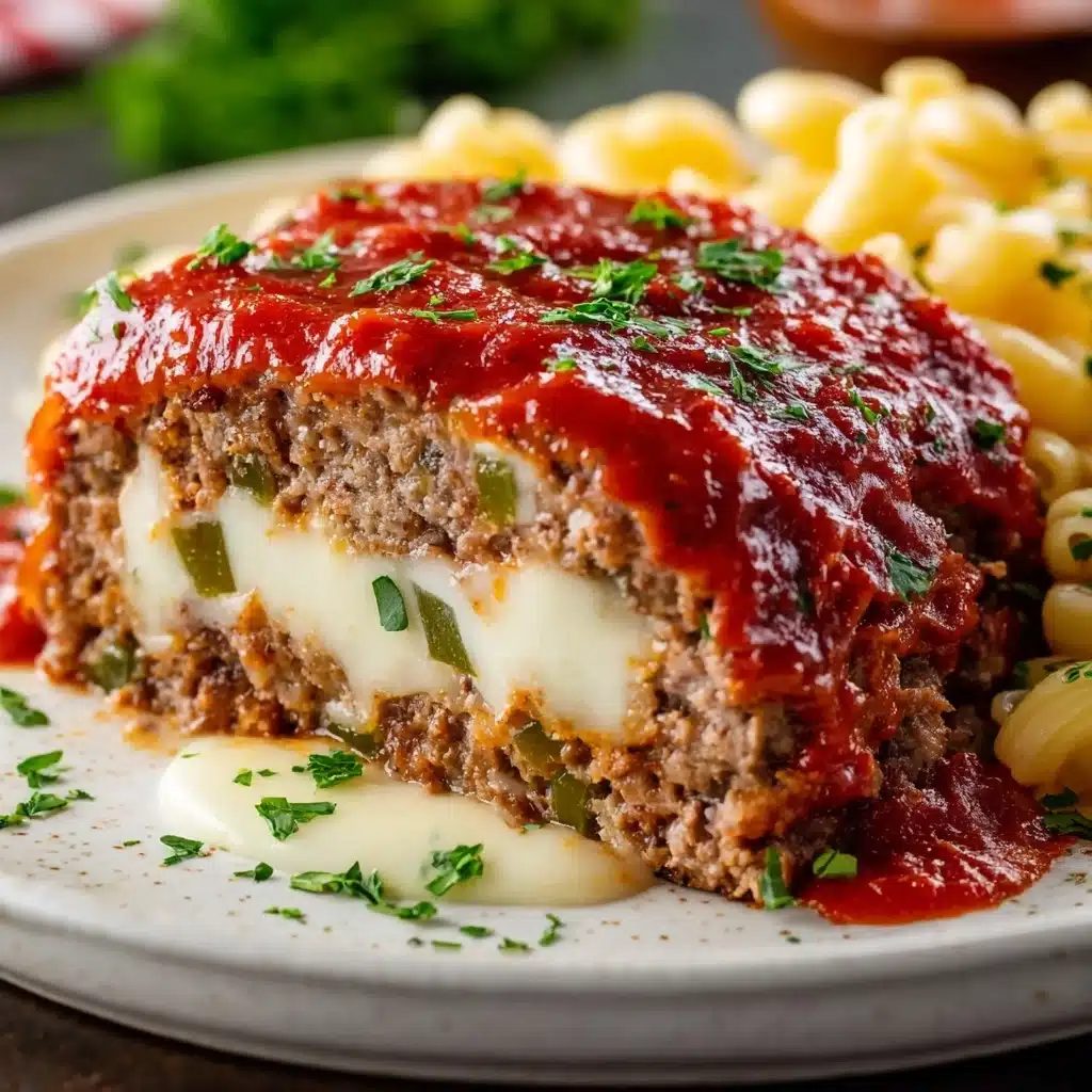 Stuffed Italian Meatloaf Recipe - Recipe Image
