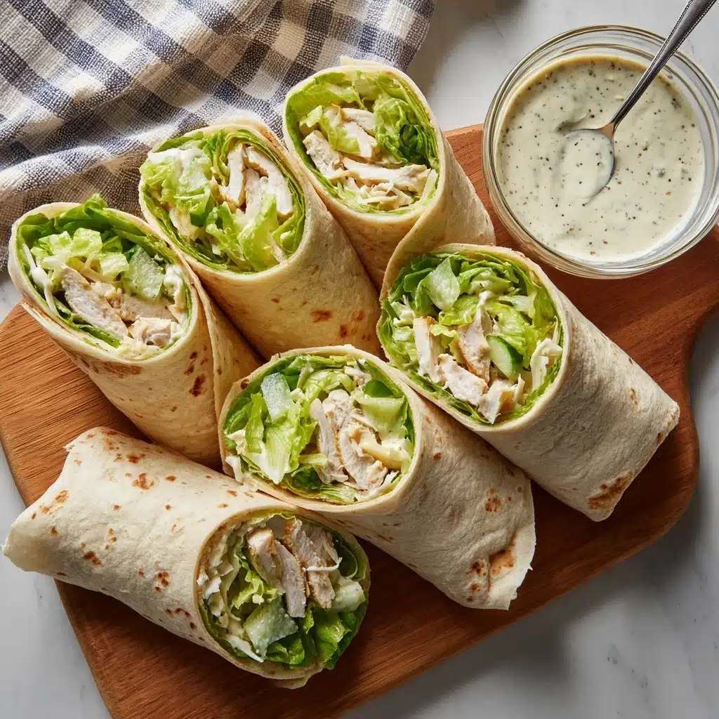 Chicken Caesar Wrap Recipe - Recipe Image
