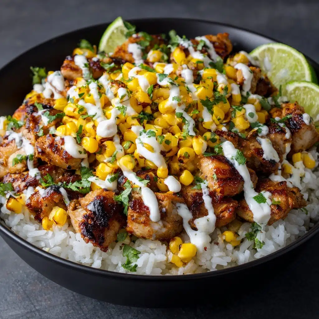 Street Corn Chicken Rice Bowl Recipe