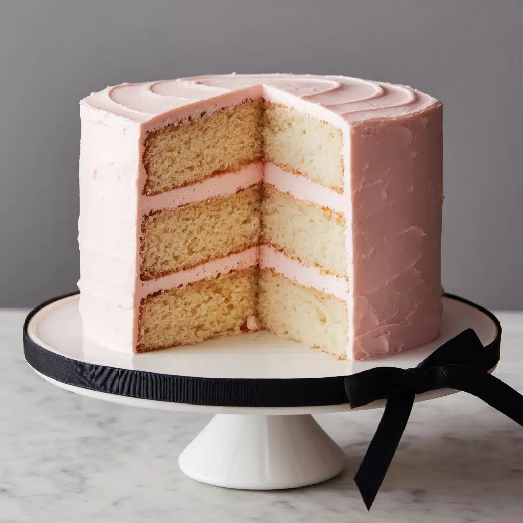 White Almond Cake with Whipped Buttercream Frosting Recipe - Recipe Image