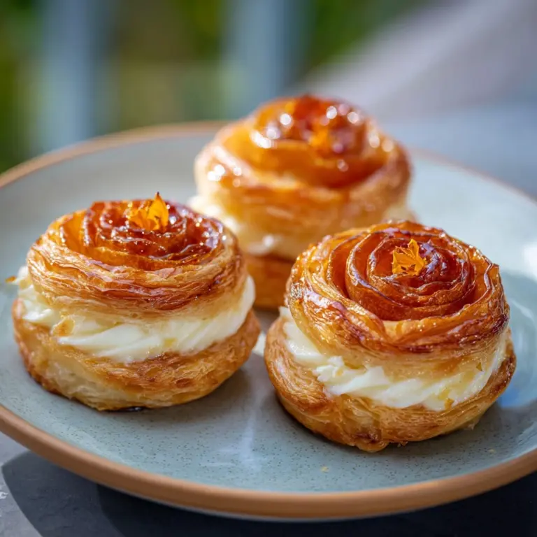 Peach Pie Cruffins Recipe